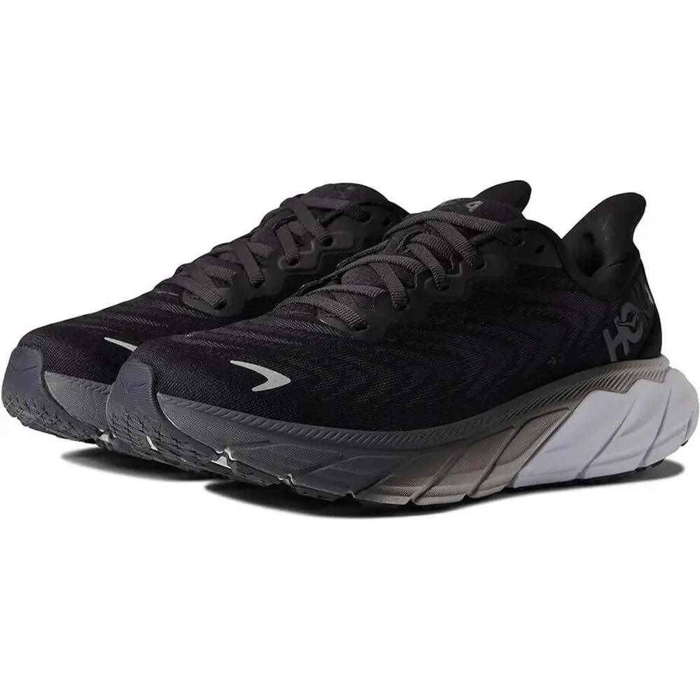NEW Hoka One One Arahi‎ 6 Women's Running Athletic Shoes BWHT Black Gray